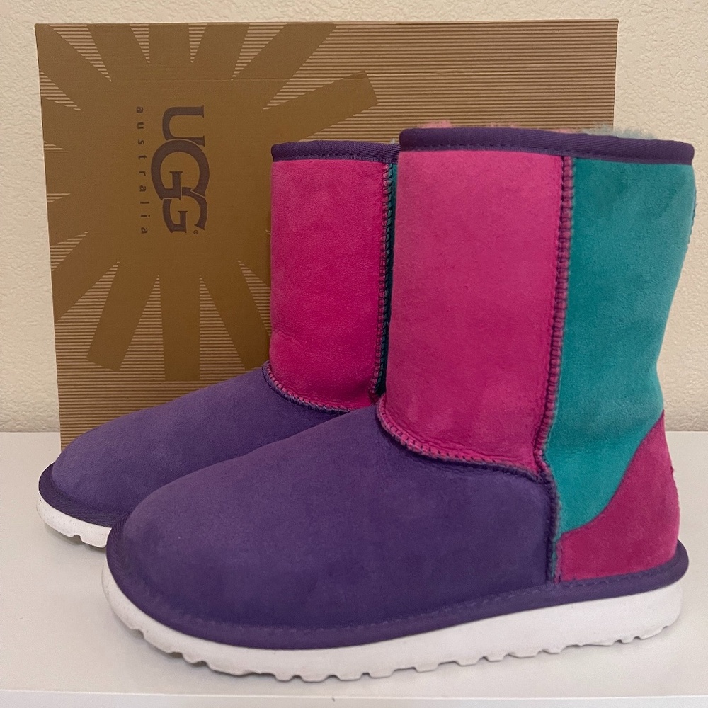 Kids UGG Patchwork boots